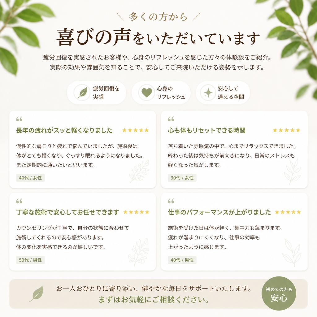 お客様の声